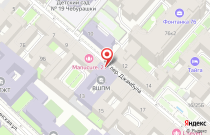 Высшая школа печати и медиатехнологий СПбГУПТД в Санкт-Петербурге на карте