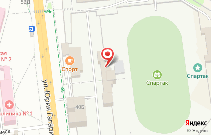 Спортивная школа Спартак в Чебоксарах на карте