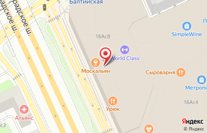Бутик Wolford в ТЦ Метрополис на карте
