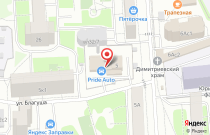 Автомойка в Москве на карте