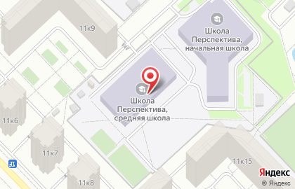 Школа с дошкольным отделением Перспектива в Молжаниновском районе на карте