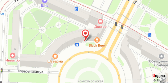 Автошкола Догма на проспекте Стачек на карте