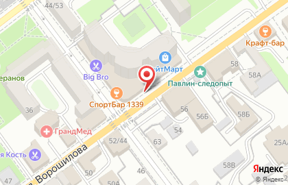 Кухонный салон Анонс на ​Ворошилова, 57 на карте