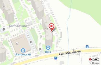 Аптека Линия Здоровья на Балтийской улице на карте