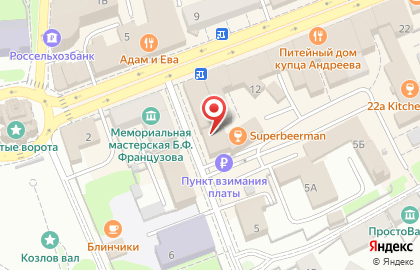 Ресторан По Чесноку на Спасской улице на карте