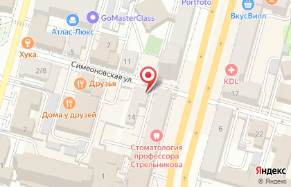 Магазин Sexshop на Симеоновской улице на карте