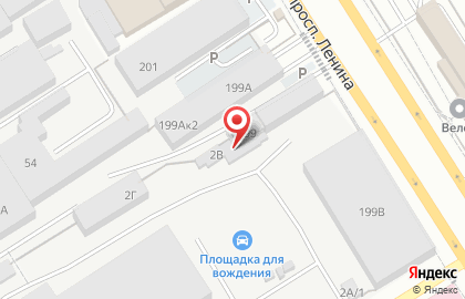 Шиномонтажная мастерская в Октябрьском районе на карте