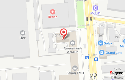 Торговая компания АТИС в Коминтерновском районе на карте