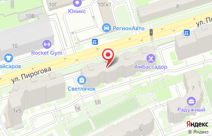 Продуктовый магазин Сытый дом на карте