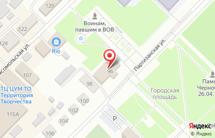 Lounge & bar на Партизанской улице на карте