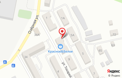 Магазин женской и детской одежды на улице Токарей на карте