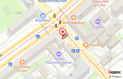 Мосгорломбард, ОАО на Бауманской (ул Краснопрудная) на карте