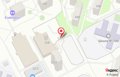 Автостоянка в Кемерово на карте