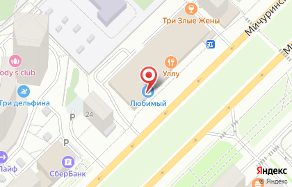 Туристическое агентство TUI в ТЦ Любимый на карте