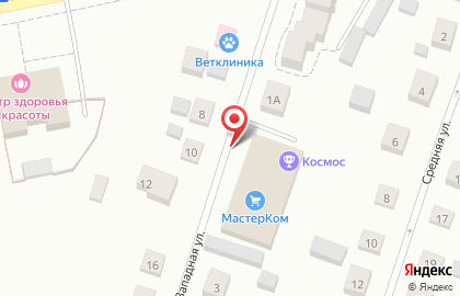 Продуктовый магазин Дары Белоруссии на Западной улице на карте