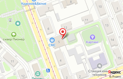 Бычий рог на карте