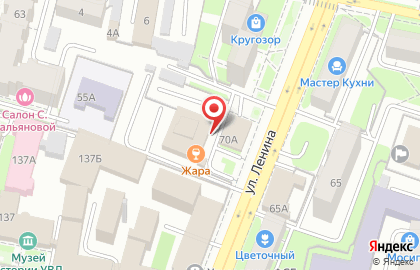 Магазин детских товаров Кораблик на улице Ленина на карте