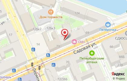 Мастерская по ремонту обуви и изготовлению ключей в Санкт-Петербурге на карте