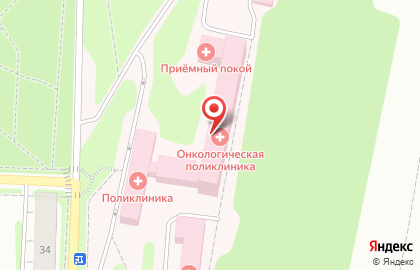 Городская больница №4 на улице Ильмен-Тау на карте