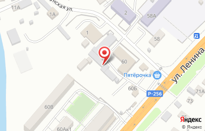 Калита на улице Ленина на карте