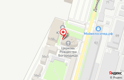 Пречистенский храм на карте