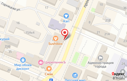 Магазин Ирис на проспекте Ленина на карте