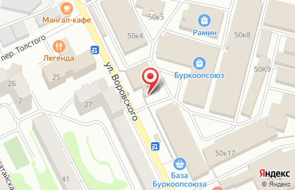 Шторы у Гули на улице Воровского на карте