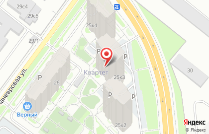 Пансионат Надежда в Железнодорожном районе на карте