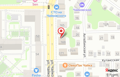 Крокус на улице Чайковского на карте