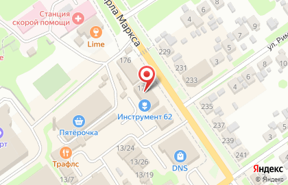 Компания по производству полиэтиленовой продукции MIRPACK на улице К.Маркса на карте