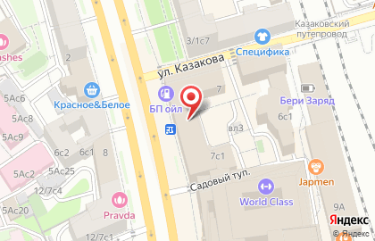 Ногтевой Салон на улице Казакова на карте