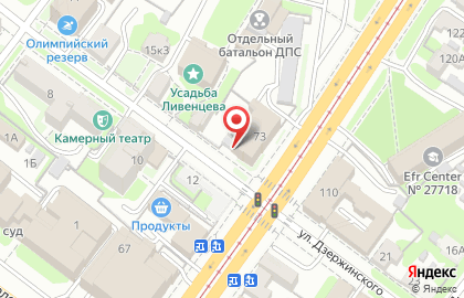 Магазин фастфудной продукции на Советской улице на карте