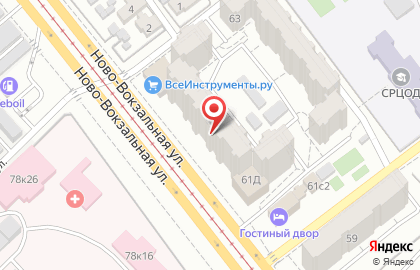 Спортивно-оздоровительный центр Центр кинезитерапии С.М. Бубновского на Ново-Вокзальной улице на карте