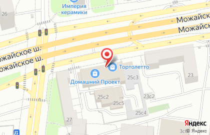 Магазин товаров для взрослых Интим №1 на Можайском шоссе на карте