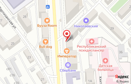 Мужская парикмахерская Брадобрей в Советском районе на карте