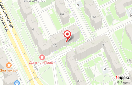 Магазин Красное & Белое в Пскове на карте