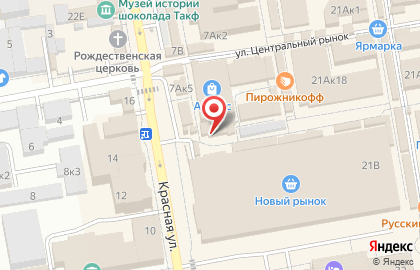 Ветеринарный пункт на Красной улице на карте