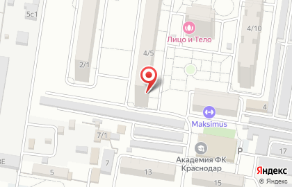 Магазин Деревенька в Прикубанском районе на карте