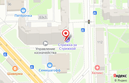 Салон красоты эконом-класса Стрижка за Стрижкой на Варшавской улице на карте