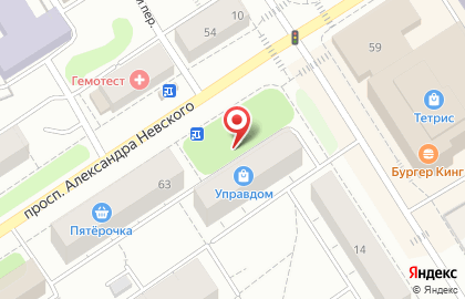 Этаж на проспекте Александра Невского на карте