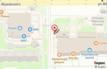 Мастерская по изготовлению ключей на улице Екатерины Кочкиной на карте