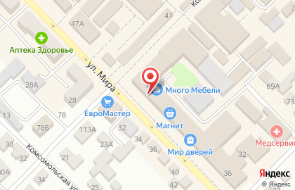 Мебельная компания Много Мебели в Ростове-на-Дону на карте
