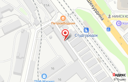 Обедофф в Ленинском районе на карте