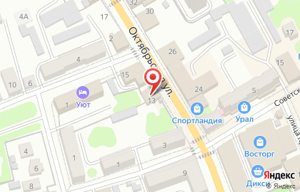 Аптека Азон Фарм, аптека на Октябрьской улице на карте
