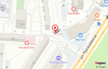 Магазин мороженого Инмарко на улице Лукашевича, 12/1 на карте