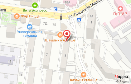 Ювелирный салон Платина на улице Писателя Маршака на карте