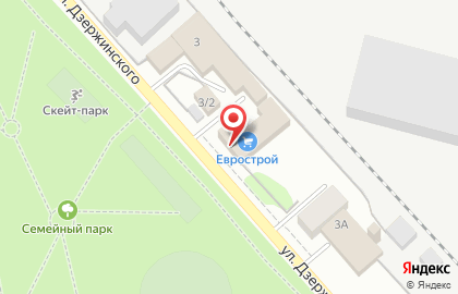 Строительная фирма СтройСервис на улице Дзержинского на карте