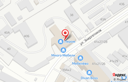 Мебельный салон-магазин MebelPlatz в Индустриальном районе на карте