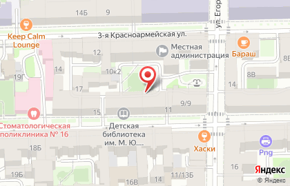 Подростково-молодежный клуб Селена на карте