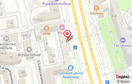 Квартирное бюро на Смоленском бульваре на карте